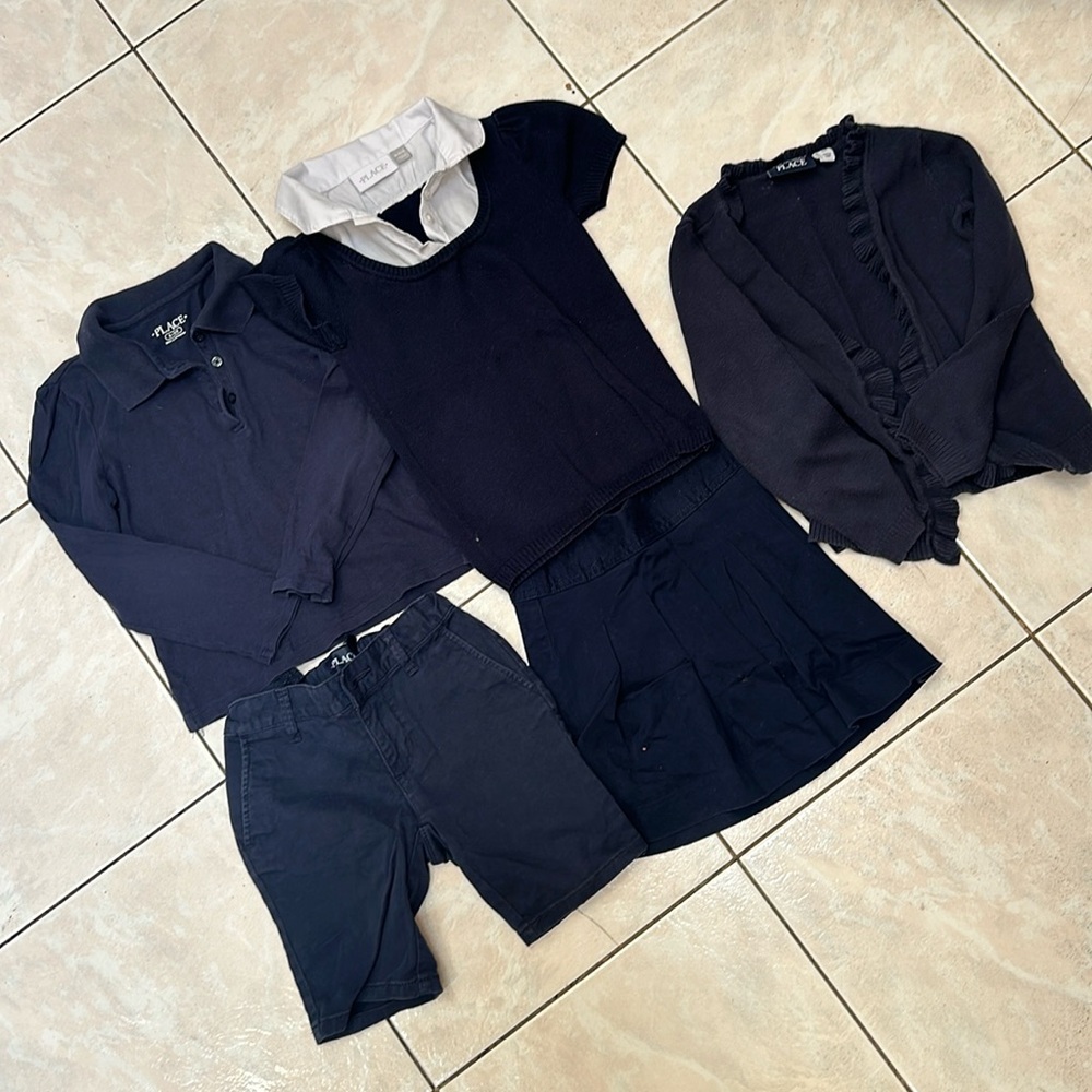 Children’s Place girls uniform bundle size small 5/6
